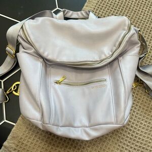 Light purple fawn diaper bag